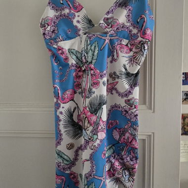 Tropical Print Dress