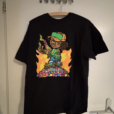 T-shirt Supreme Molotov Kid Nero