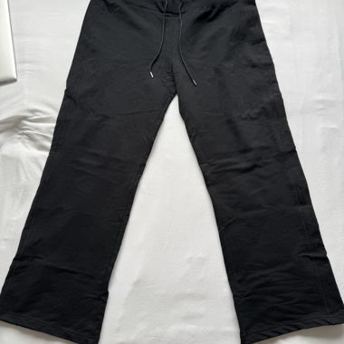 black y2k jogging pants 