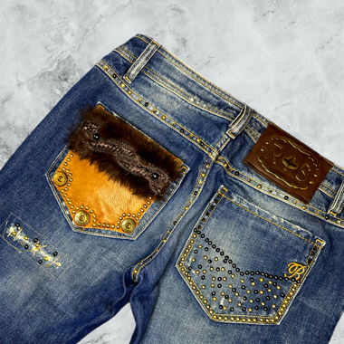 vintage Y2K flared denim