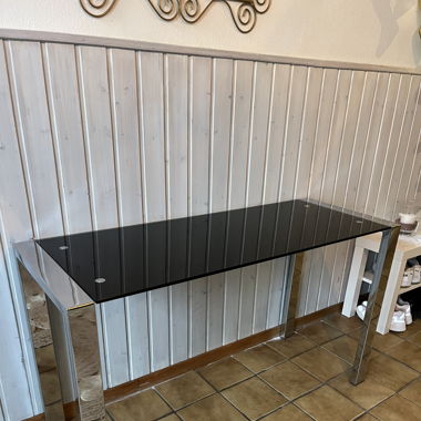 Table en verre 