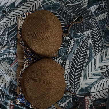 Reggiseno imbottito marrone