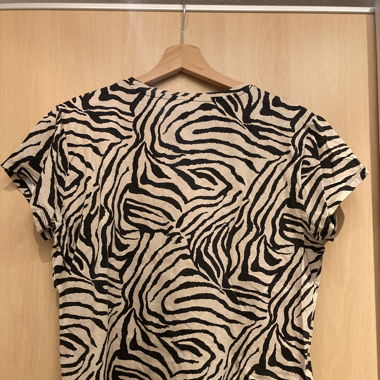 T-Shirt mit Zebramuster