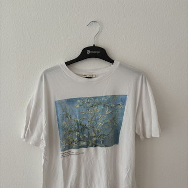 Weisses Tshirt mit van Gogh Print
