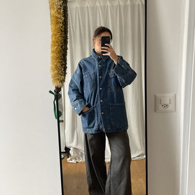 Veste en jean oversize