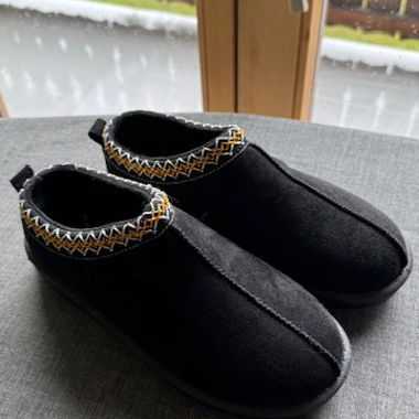 Chaussons noirs d'intérieur/extérieur