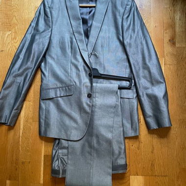 Pantalon de costume Zara Man gris