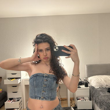 H&M Divided Corset en denim