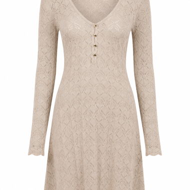 H&m Spitzenkleid mit langen Ärmeln 