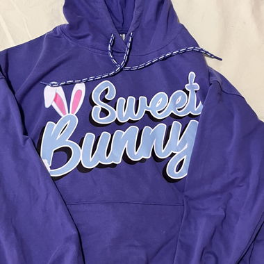 Purple Bunny Hoodie