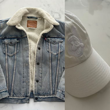 Levis Jeansjacke & Cap dazu