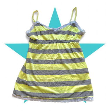 Striped Lace Camisole Top