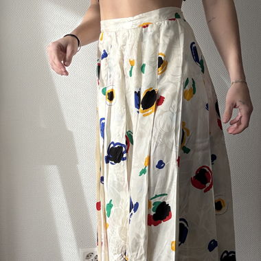 Vintage Carlisle silk skirt
