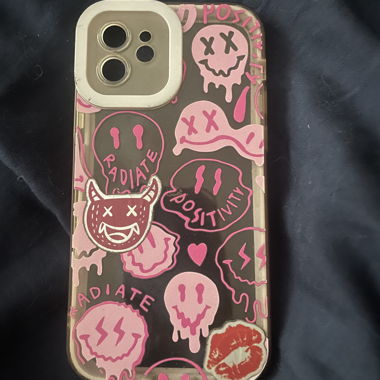Custodia per iPhone con motivo smiley