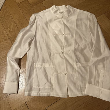 Chemise blanche satinée Zara