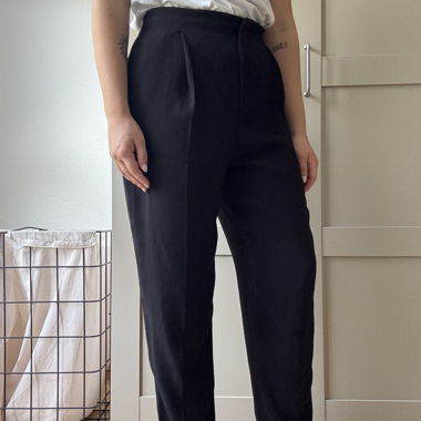 Pantaloni da completo neri