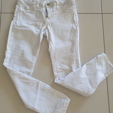 Jean blanc slim
