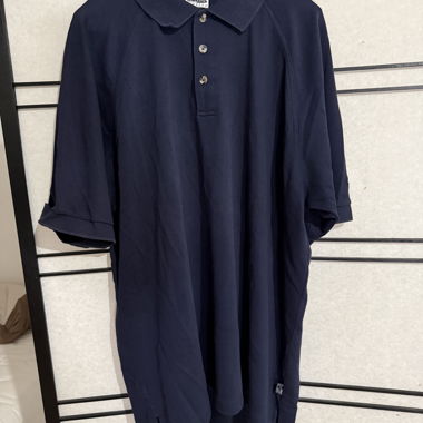 Polo Adidas bleu marine vintage