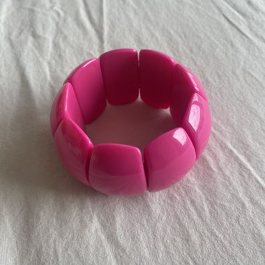 Bracelet rose bonbon 