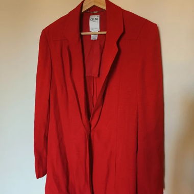 Red Blazer CELINE PARIS 