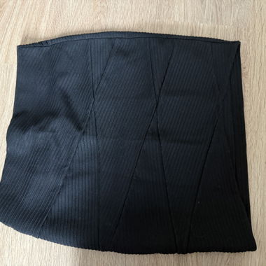 Black high-waist pencil skirt S