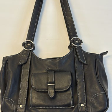 Schwarzi Vintage Tasche von Alessandro