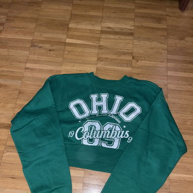 Pull crop top oversize