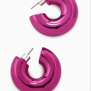 Creolen Ohrringe Pink 