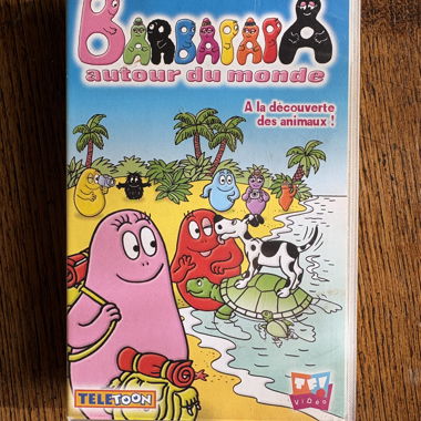 VHS Barbapapà autour du monde FR