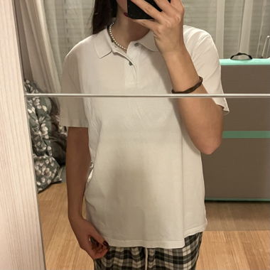 puma polo shirt white