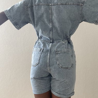 Denim Rompers