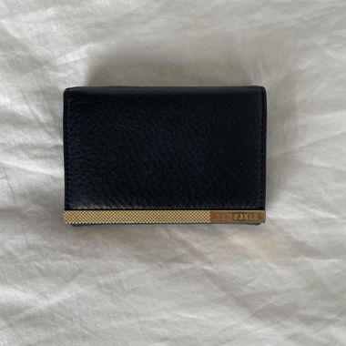 Stylish Black Leather Ted Baker Wallet