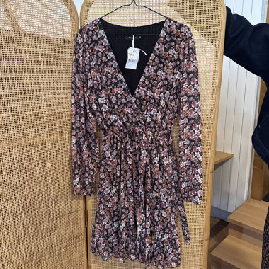 Robe à motif fleurs 