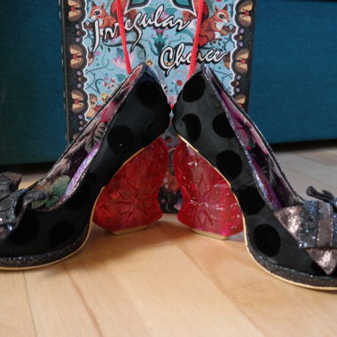 Irregular Choice “Glass Slipper” Red Heels