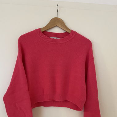 Pink pullover from ZARA