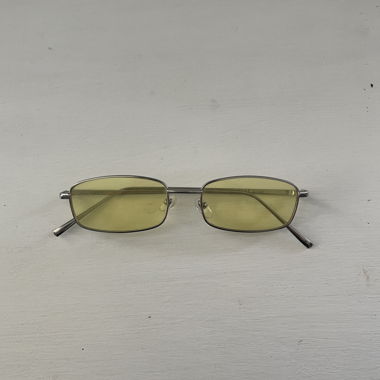 Yellow Rectangle Sunglasses