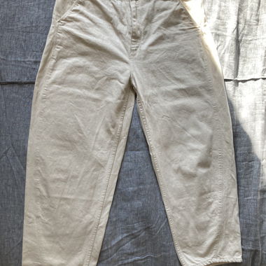 Armed Angels White Barrel Jeans