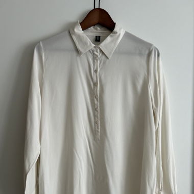 Eleventy silk crepe de Chine blouse