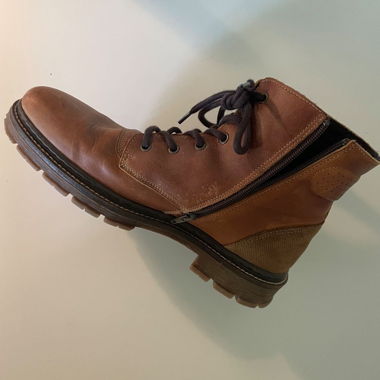 Bottes en cuir marron