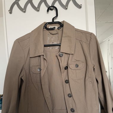 Beige Jeansjacke