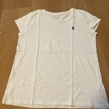Maglietta Polo bianca con logo