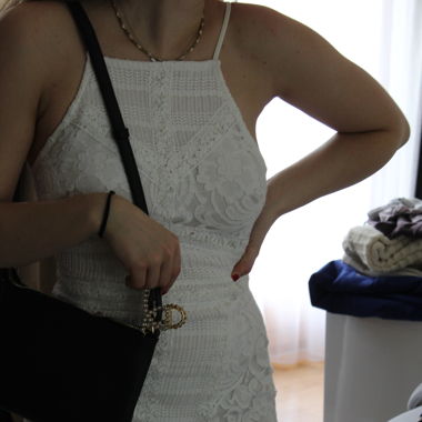 Weisses Sommerkleid 