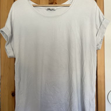 T-shirt blanc à revers ONLY