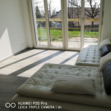 Ledersofa, zweiteilig