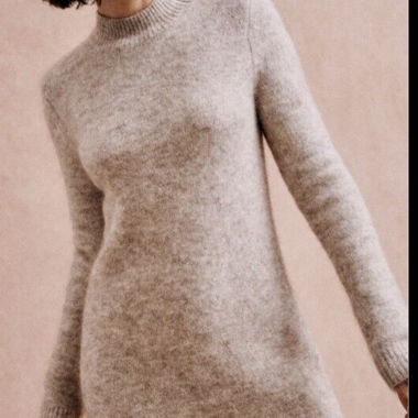 Abito maglione Sézane in lana S beige mélange