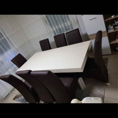 Dining table with 8 chairs