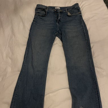 Jeans flare bleus