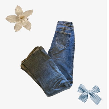 Flared jeans