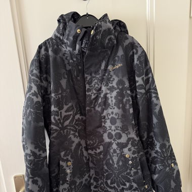 Ski Jacke mit Spitzenmuster
