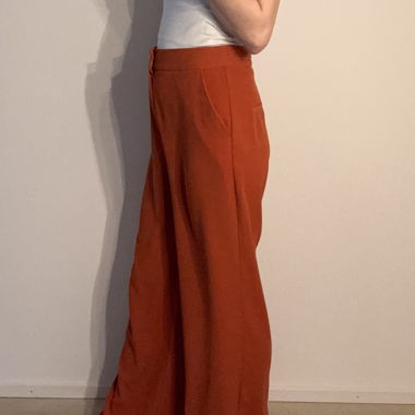 Pantalone largo arancione Another Label taglia S
